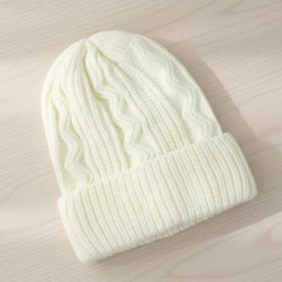 2/$30 Ladies White Stylish Winter Hat - Picture 3 of 5